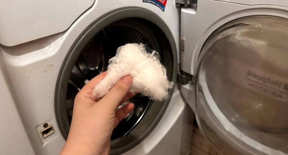 Chiffon fortement parfumé avec la méthode de l’ouate : il est généralement fait à la blanchisserie.