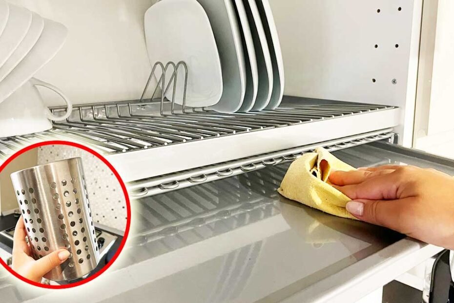 Les plats doivent-ils sécher ou rester dans le dégoulinage ?