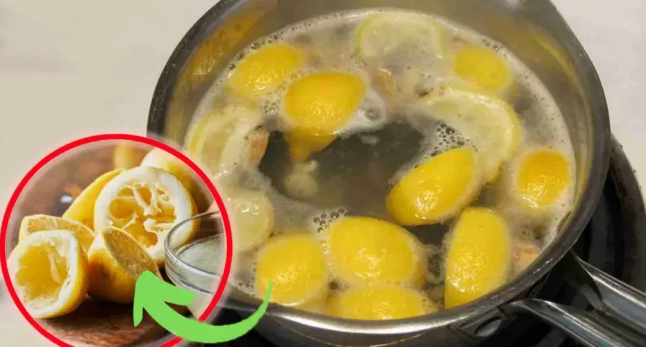 Citrons pressés : ne les jetez pas, faites-les bouillir ! Je les utilise toujours comme ça, ils sont vraiment utiles pour tout !