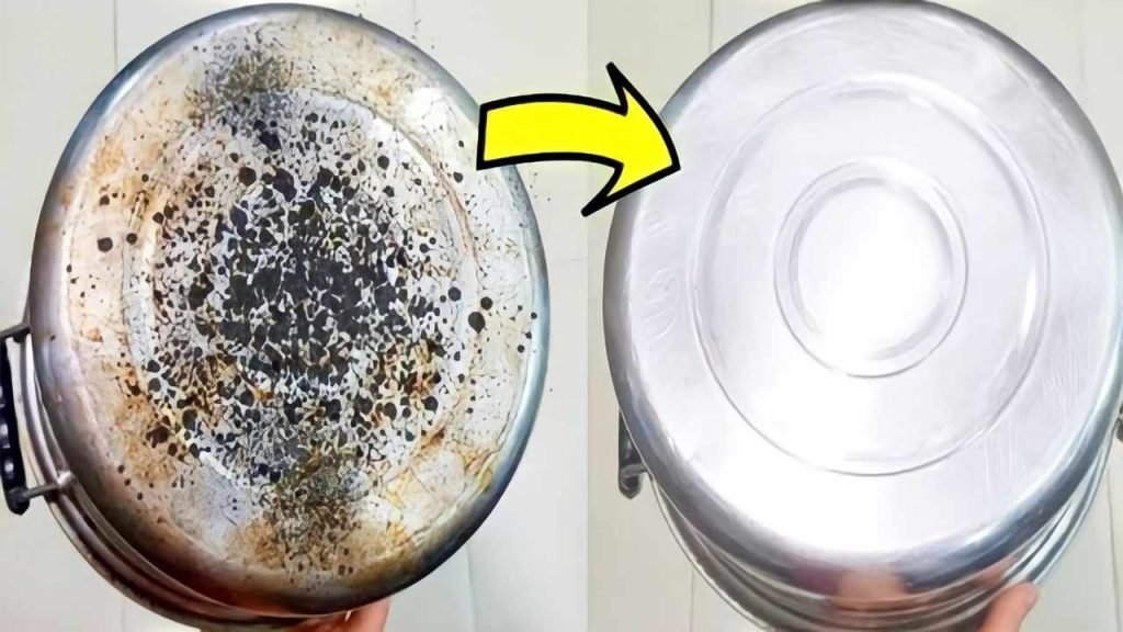 Comment laisser le fond des casseroles et poêles propre et brillant : deux ingrédients suffisent