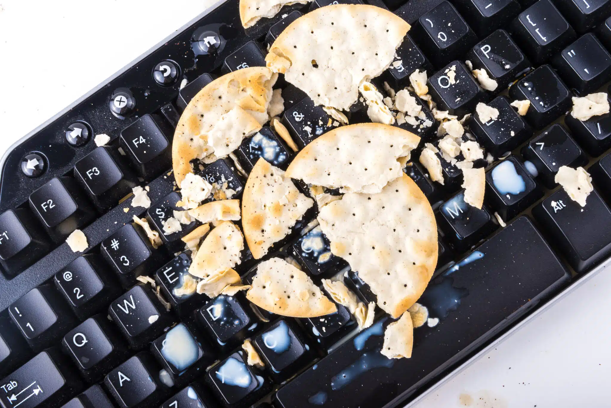 Le clavier de l’ordinateur est plus sale que la salle de bain : la méthode infaillible pour nettoyer chaque recoin sans l’endommager