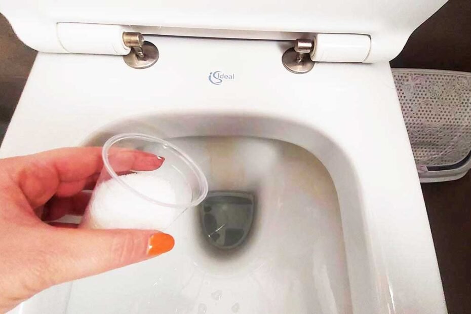 Comment enlever le calcaire du fond de la toilette noircie ?
