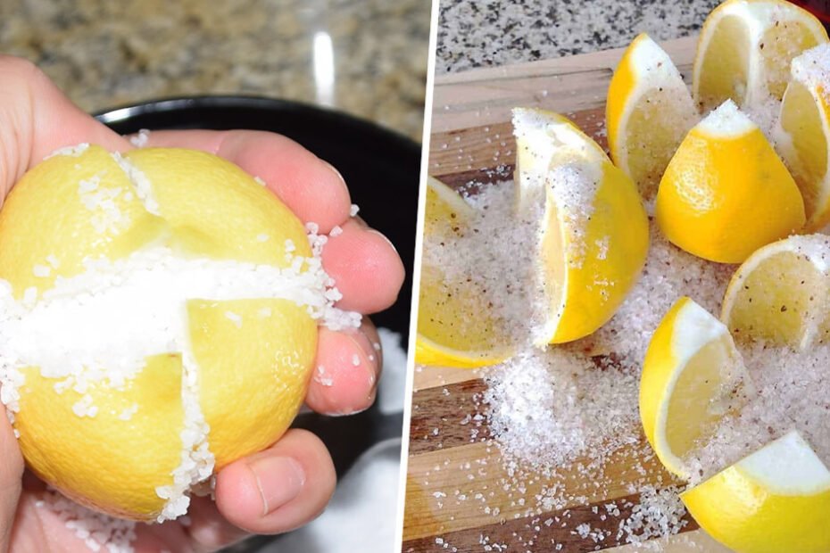 L&rsquo;astuce de grand-mère qui consiste à saupoudrer du sel sur un citron : voilà à quoi ça sert