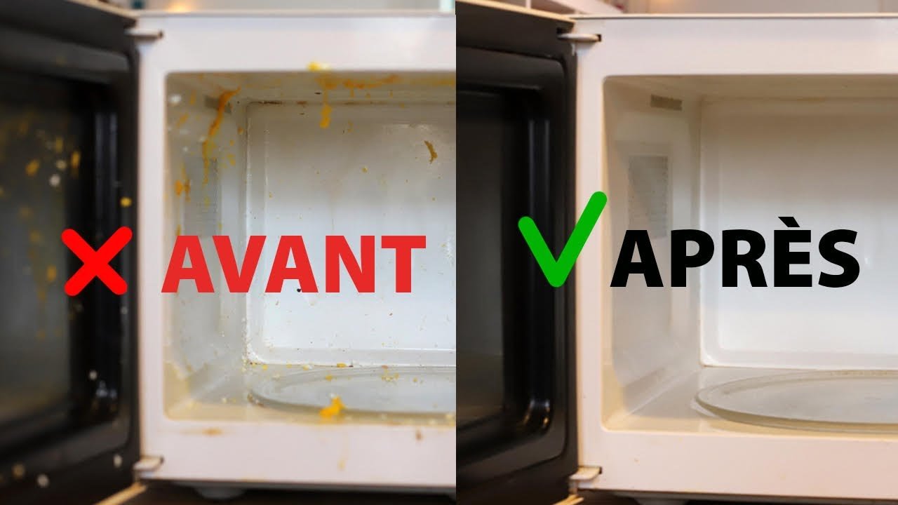 Comment NETTOYER et/ou DÉSODORISER son FOUR MICRO ONDES facilement