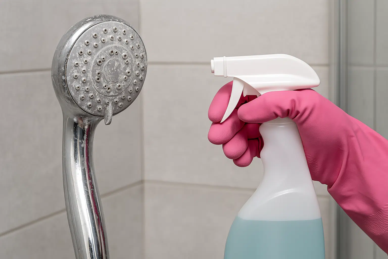 Le pommeau de la douche est bouché ? Ce maquillage naturel enlèvera le calcaire en seulement 1 heure sans frotter!