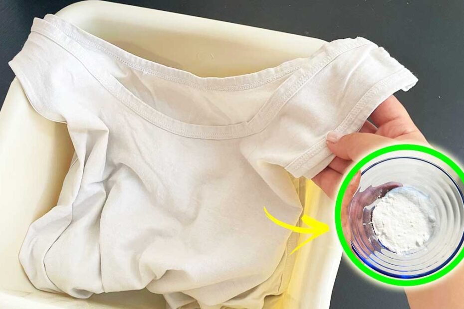 Comment blanchir vos slips et vestes avec des remèdes naturels