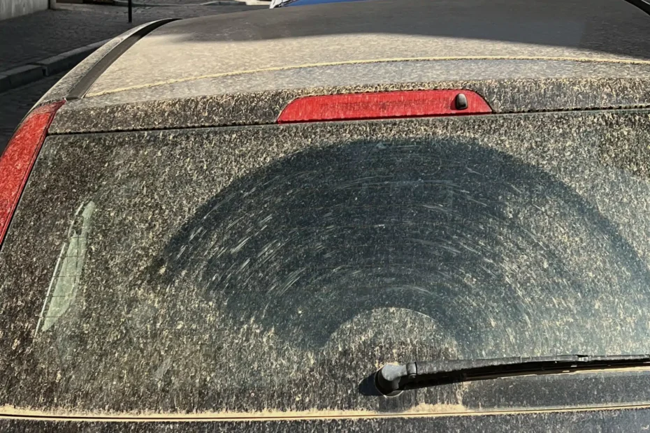 Voiture recouverte de sable du Sahara ? Voici l’erreur à ne pas commettre lors du nettoyage de la carrosserie (rayures garanties !)