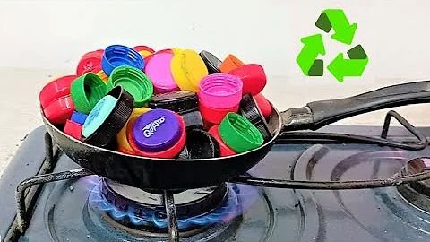 Comment faire fondre des bouchons en plastique et fabriquer une assiette maison