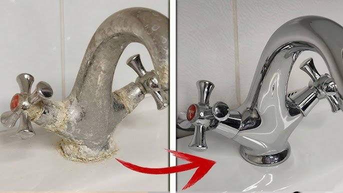 La saleté a disparu sous vos yeux ! Comment nettoyer un robinet pour qu&rsquo;il brille