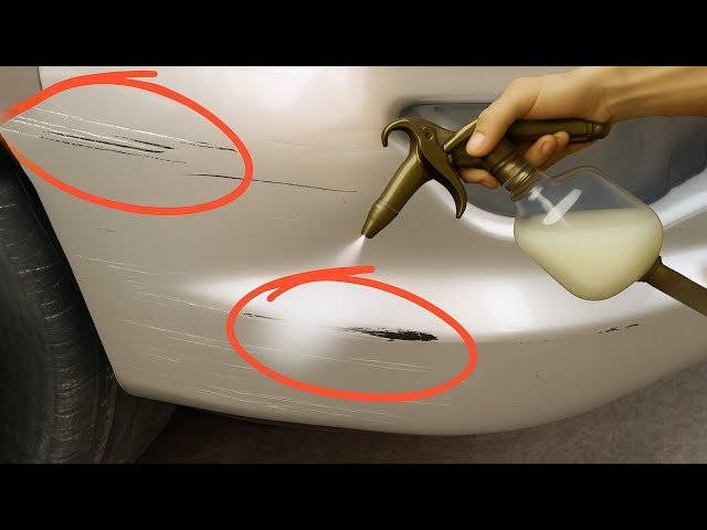 Un moyen facile d&rsquo;éliminer les rayures de votre voiture en seulement 5 minutes ! Comme une voiture