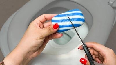 Tu me remercieras pour le reste de ta vie ! Coupe le savon et mets-le dans les toilettes