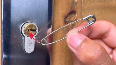 Déverrouillage D’Urgence De Porte Sans Clé ! Tout Le Monde Doit Connaître Ce Truc Avec Une Épingle D