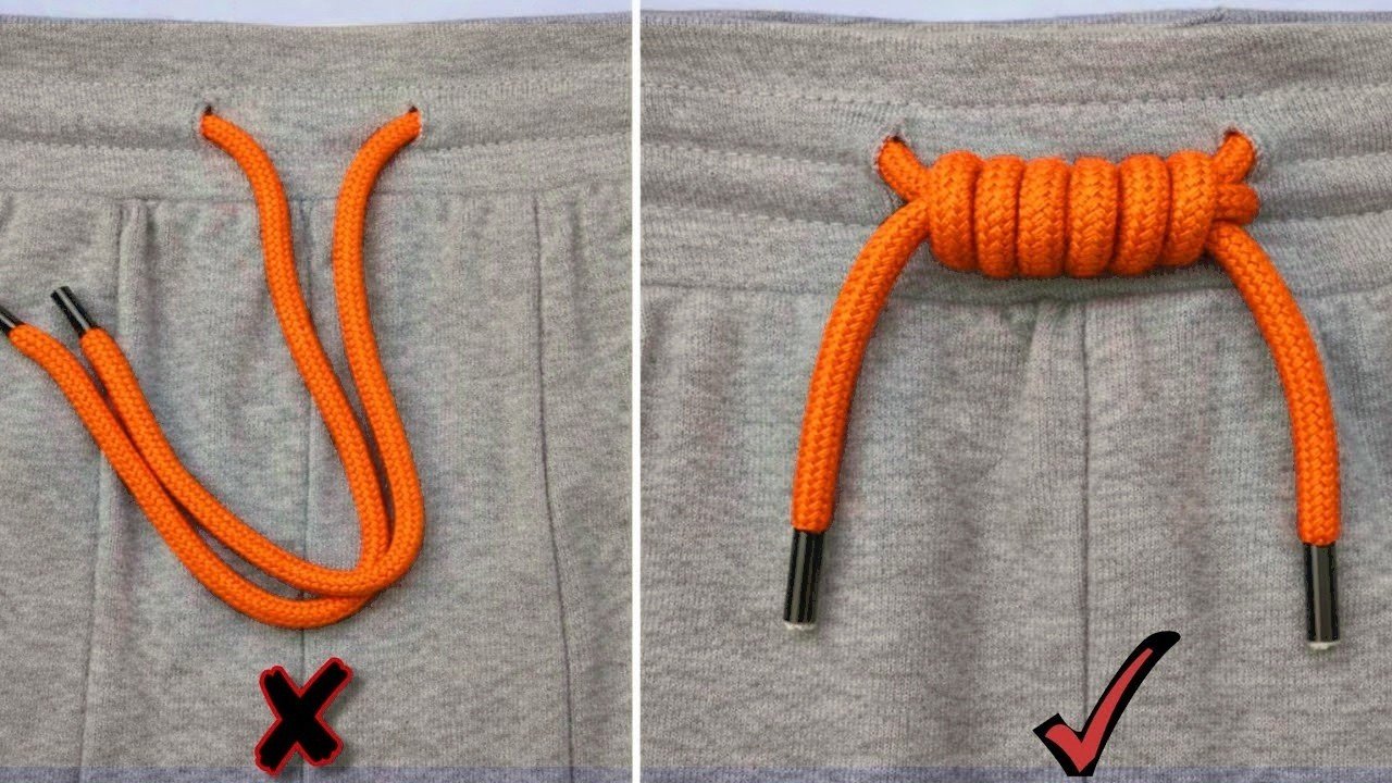 3 nœuds de corde faciles et simples pour pantalons que la plupart des gens ignorent