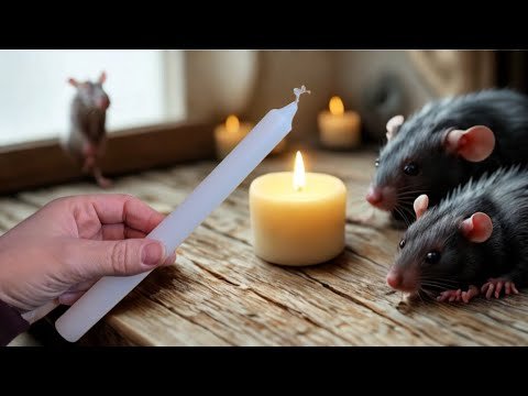 Éliminez les souris et les rats avec une seule bougie ! Les rats fuient !