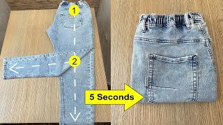 Comment plier un pantalon