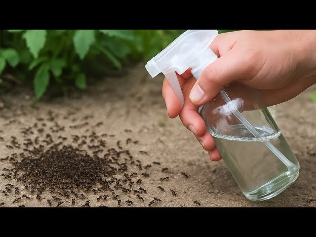 Si vous voyez JUSTE UNE FOURMI, vaporisez-la immédiatement avec ceci ! Le meilleur fongicide naturel