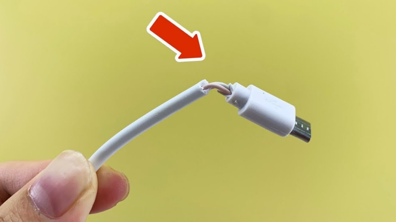 Ne jetez pas le câble de charge cassé ! Un moyen simple de le réparer et d’économiser votre argent