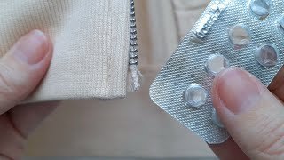 ✂️ Astuce Pour Réparer Une Fermeture Éclair En 2 Minutes — C’est Génial !