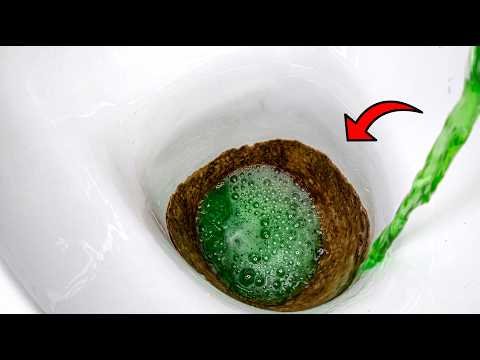 Comment nettoyer les toilettes du calcaire et des calculs urinaires HORRIBLES ? 😱
