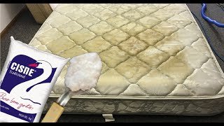 MA MÈRE A FAILLI JETER LE VIEUX MATELAS À LA POUBELLE \ J&rsquo;AI VERSI UNE CUILLÈRE DE SEL ET ÇA A ÉLIMINÉ DES ANNÉES DE SALETÉ !!!