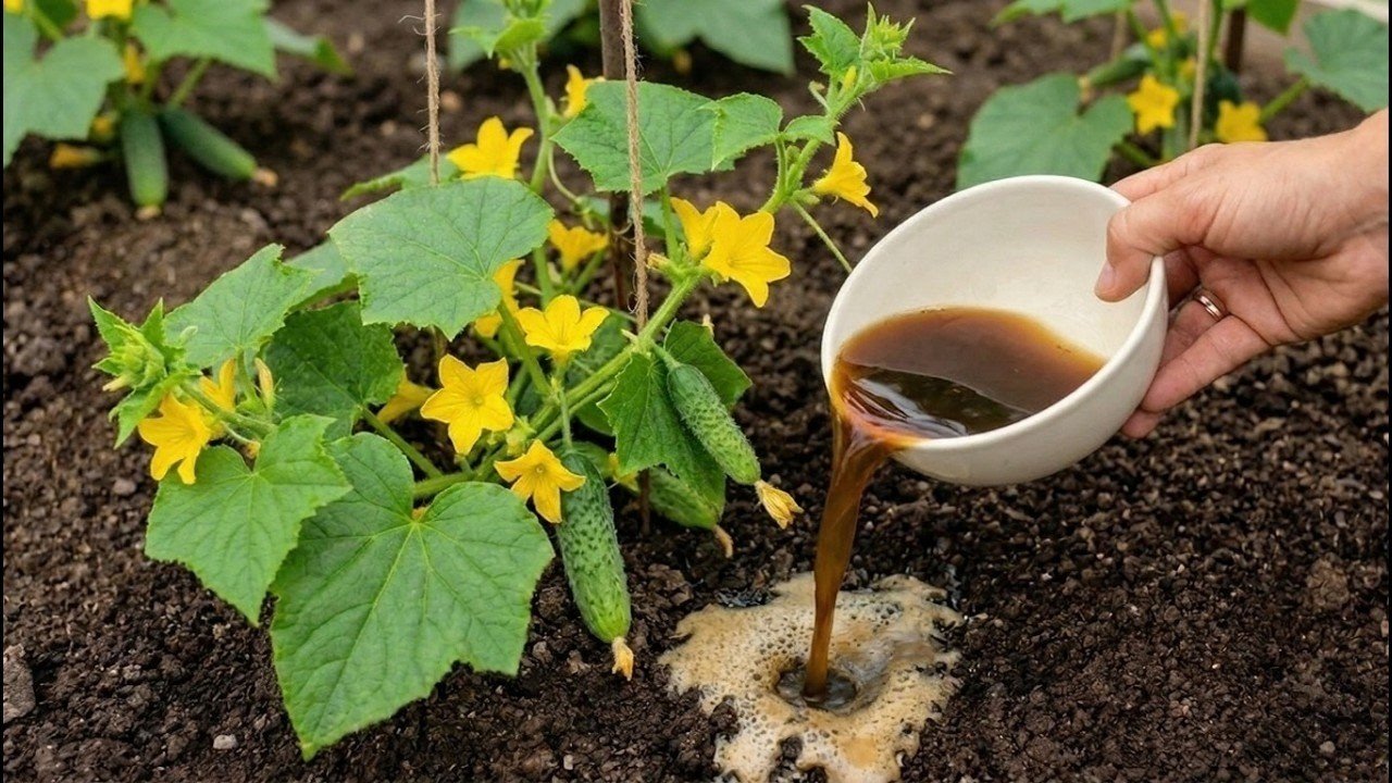 Un seul litre de cette solution suffit pour faire pousser rapidement les tomates et les concombres –